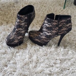 Spring high heel booties
